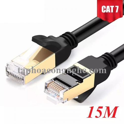 Ugreen 11274 15M màu Đen Cáp mạng LAN CAT7 STP chống nhiễu NW107 30011274